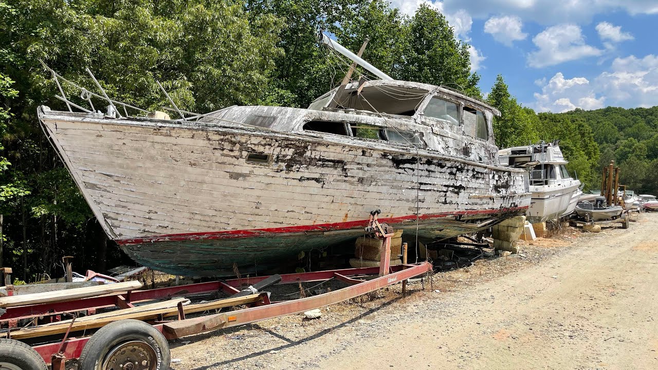 Exploring-a-Boat-amp-Marine-Salvage-Yard-Abandoned-Boat-Graveyard