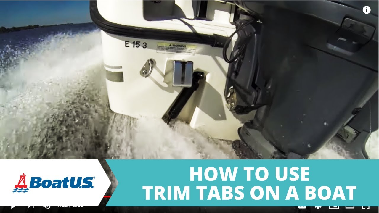 How To Use Trim Tabs On A Boat | BoatUS