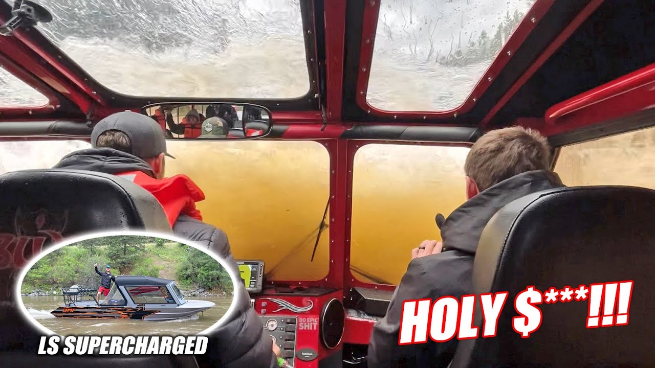 We Took Jet Boats Up the Most AGGRESSIVE White Water Rapids In Idaho… It Was INSANE!!!