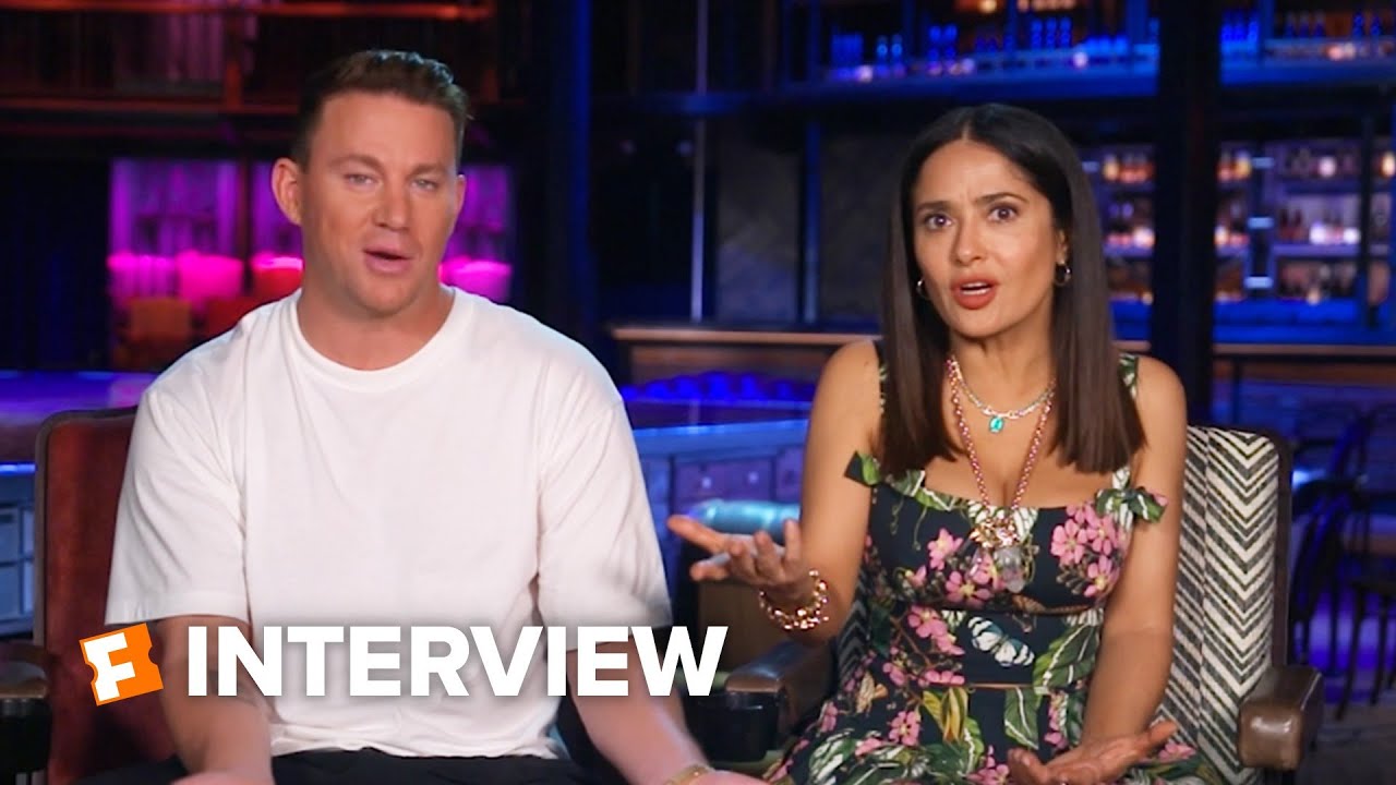 Channing Tatum and Salma Hayek Discuss Their On-Camera Chemistry and Magic Mike’s Final Dance